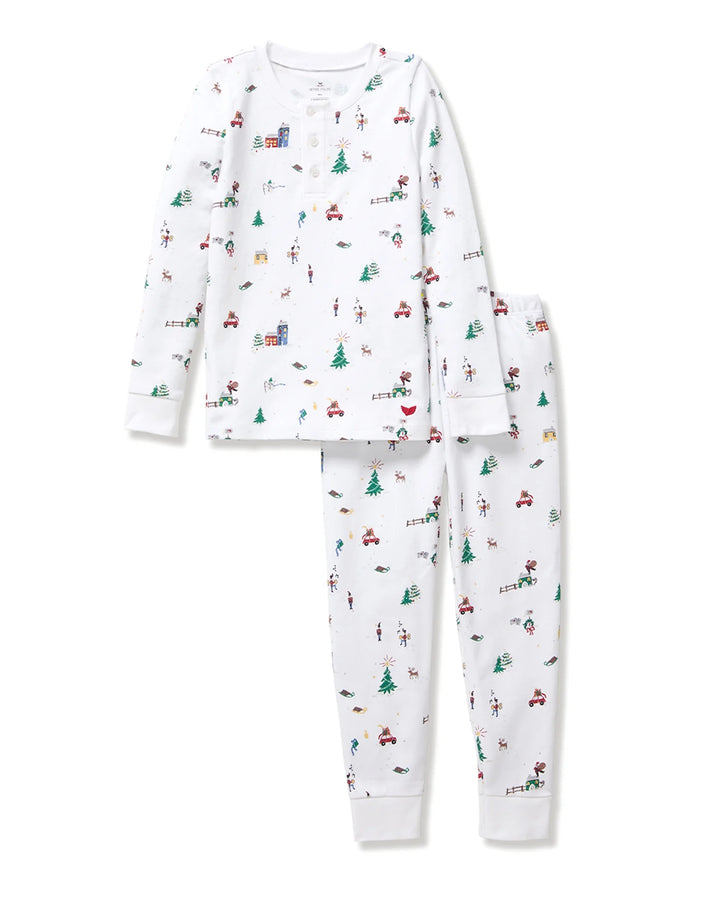 Pima Snug Fit Pajamas | Holiday Town