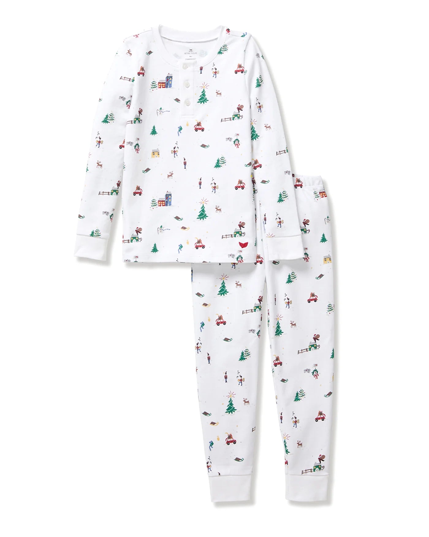 Pima Snug Fit Pajamas | Holiday Town