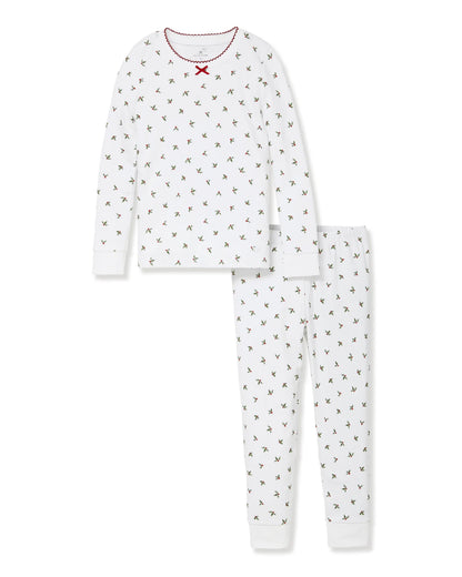 Girl's Pima Snug Fit Pajamas | Mistletoe Moments