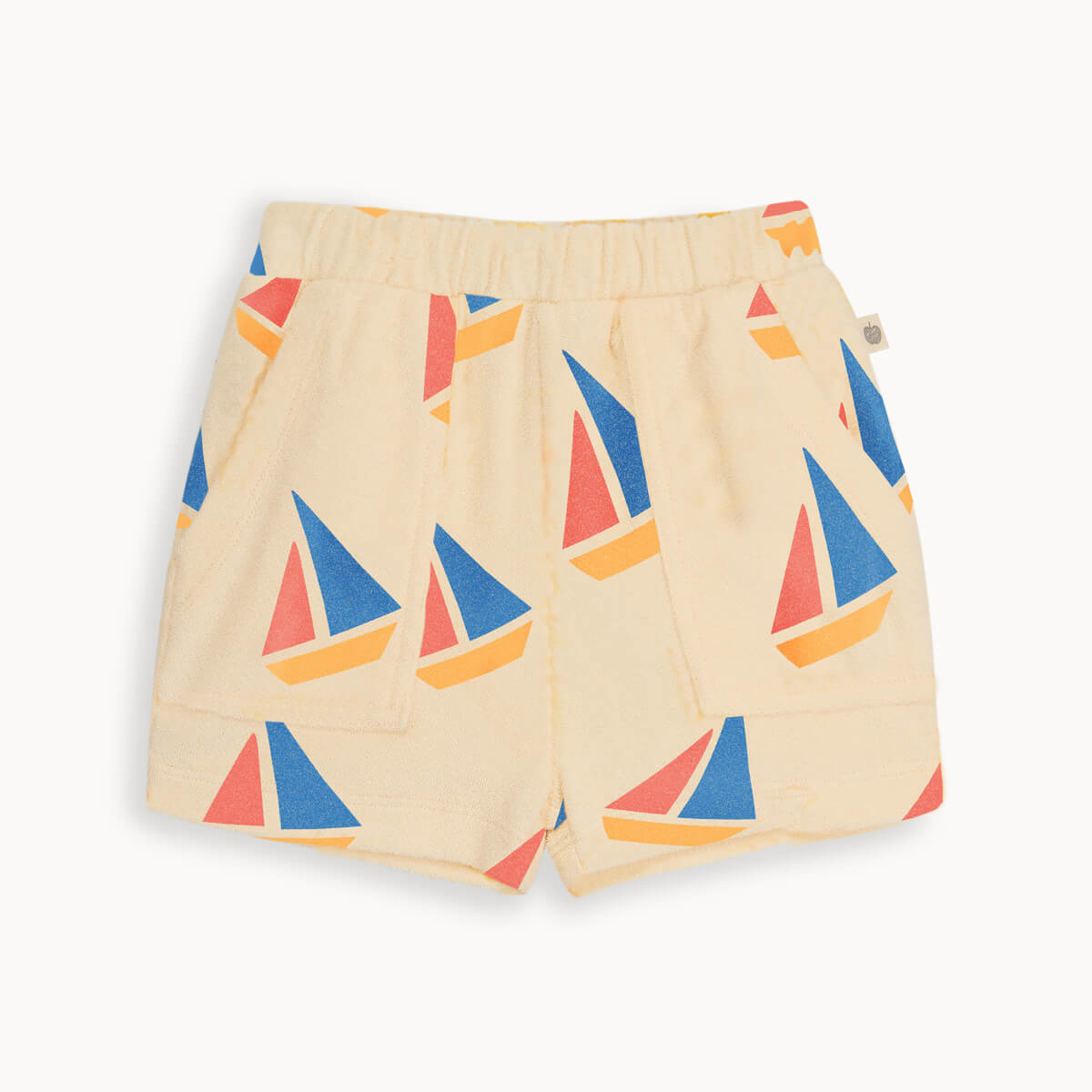 Tiller Terry Shorts | Multi Colored Sailboats