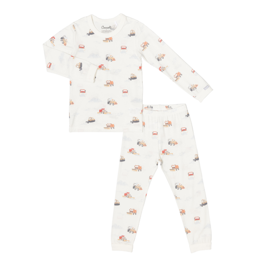 Long Sleeve Modal Pajama Set | Snowplows