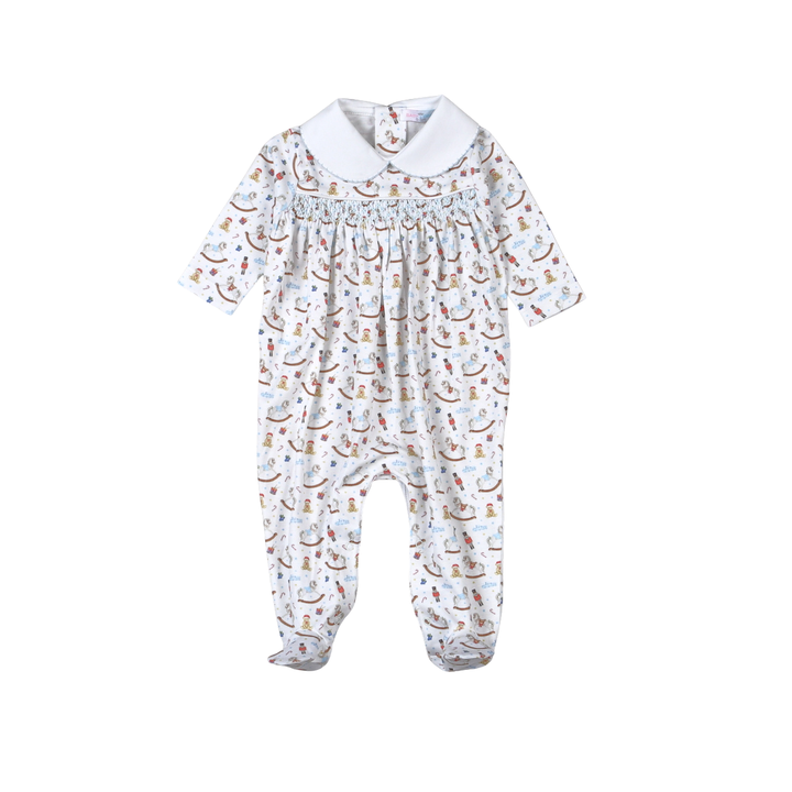 The Tiny Nutcracker Hand Smocked Footie