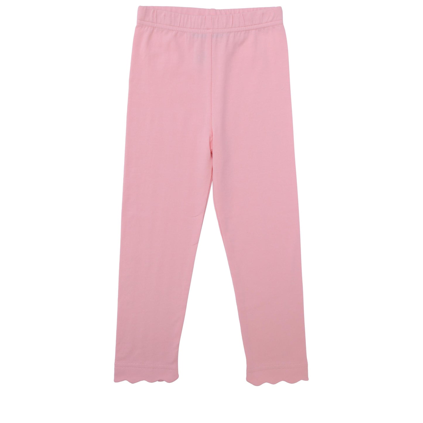 Scallop Leggings | Light Pink