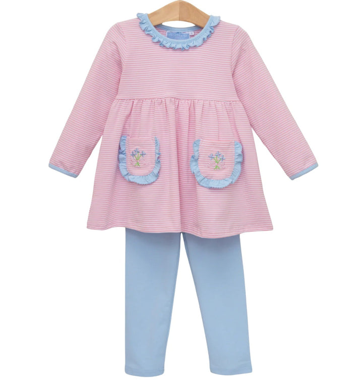 Flower Bouquet Pants Set