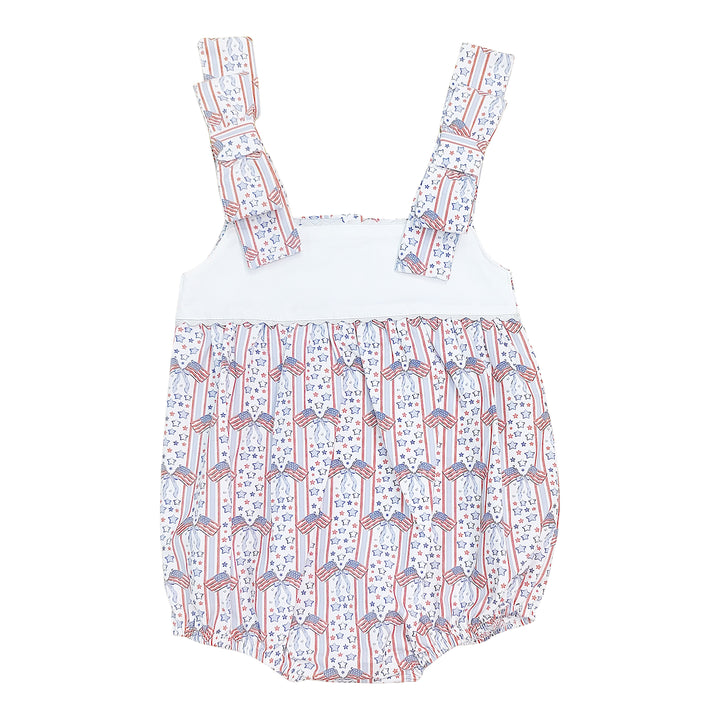 Patriotic Bow Strap Bubble
