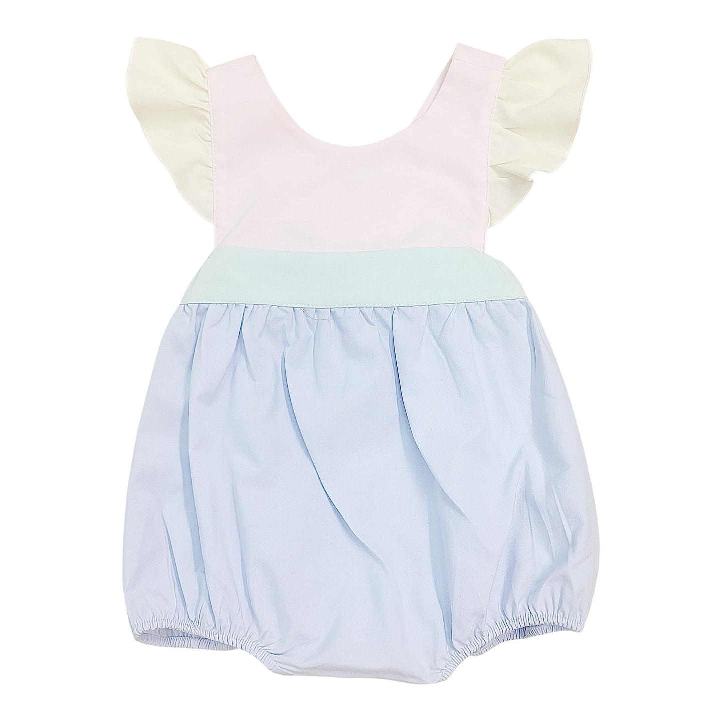 Colorblock Bow Back Bubble
