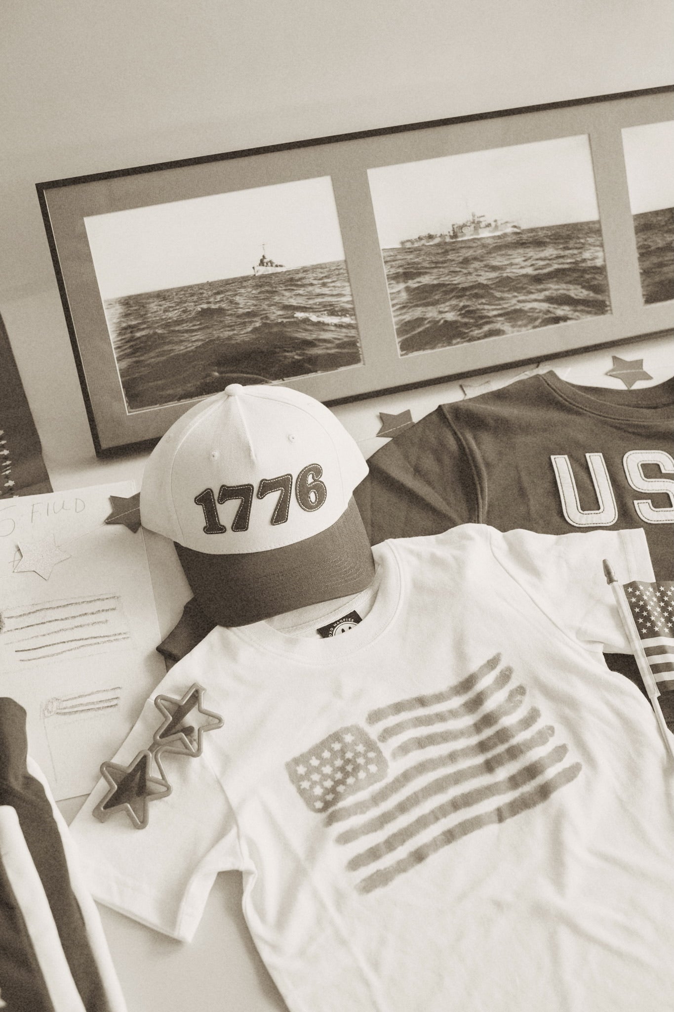 XOXO By Magpies Watercolor Flag T-Shirt | Youth