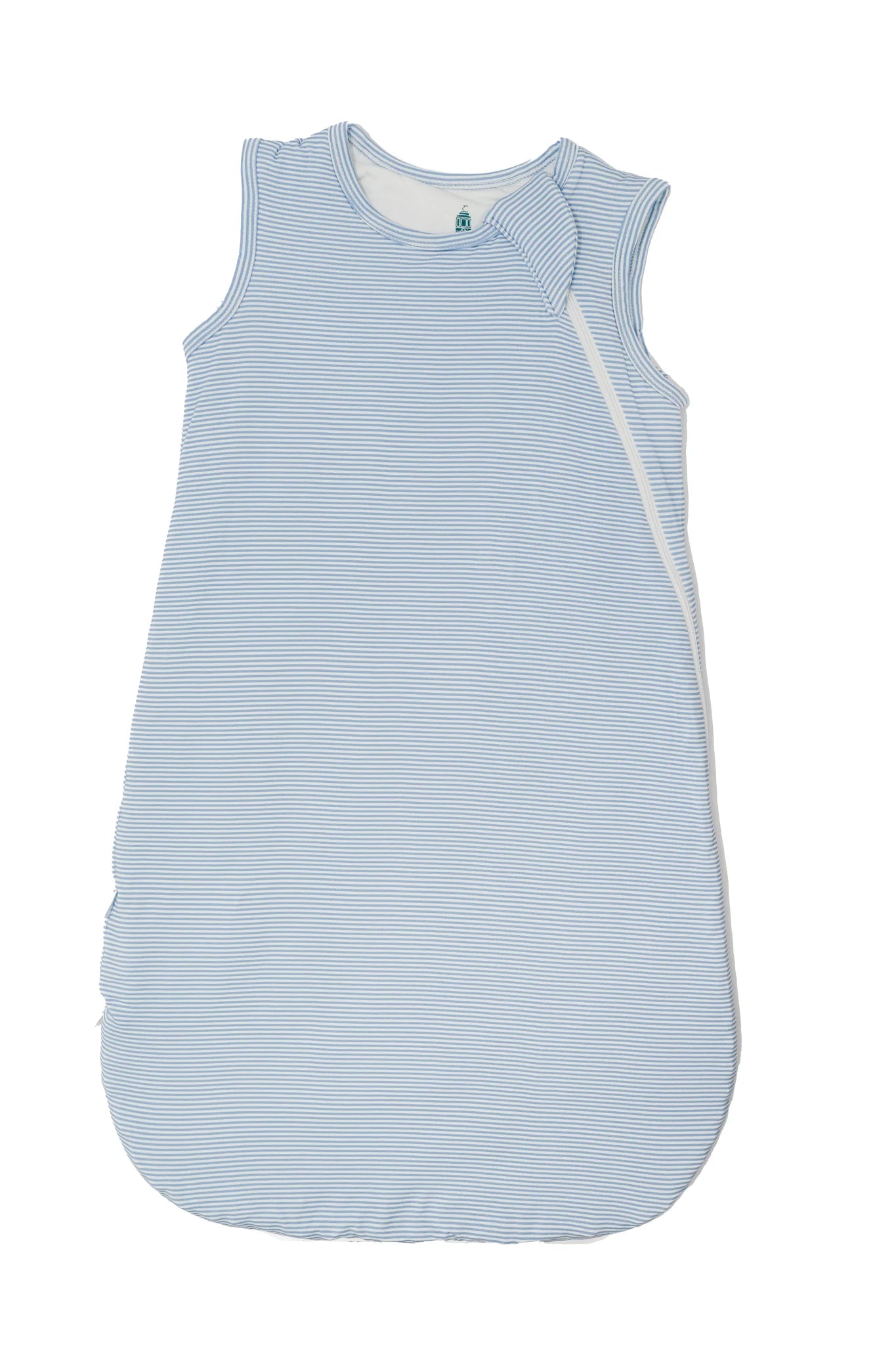 Mini Stripe Sleep Bag | Dusty Blue