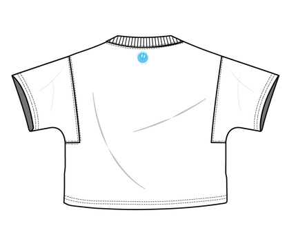 XOXO by Magpies Radiate Positivity Embroidered Tee | White