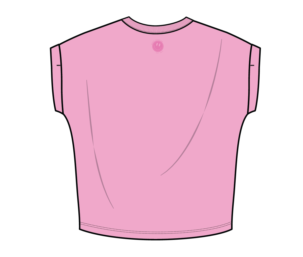 XOXO by Magpies Anything is Possible Printed Tee | Bubble Gum Pink