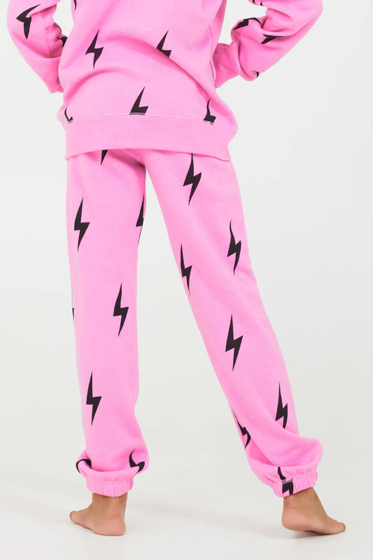 Pink Lightning Jogger