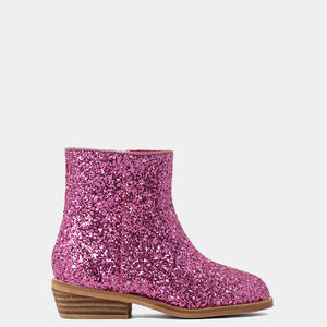 Vanilla Mini Boot | Pink Glitter