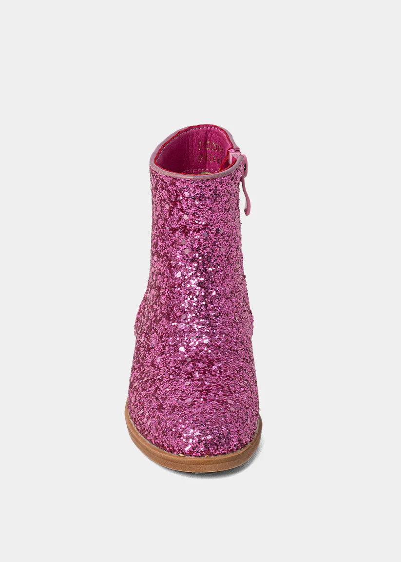 Vanilla Mini Boot | Pink Glitter