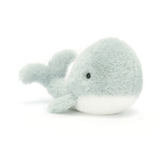 Wavelly Whale Grey | Small