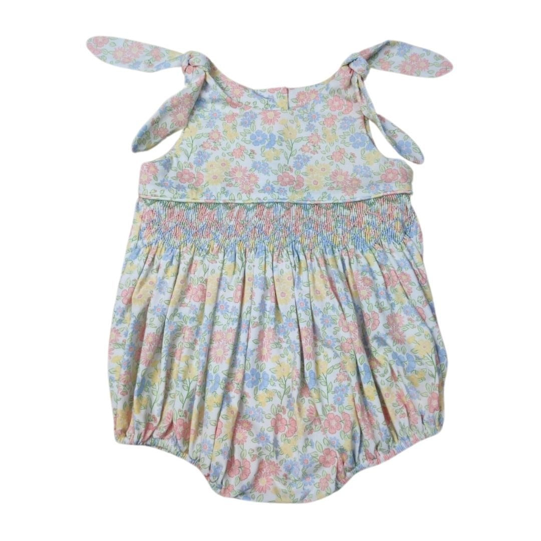 Garden Party Smocked Tie Bubble