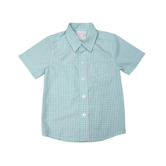 Ashford Plaid Short Sleeve Buttondown