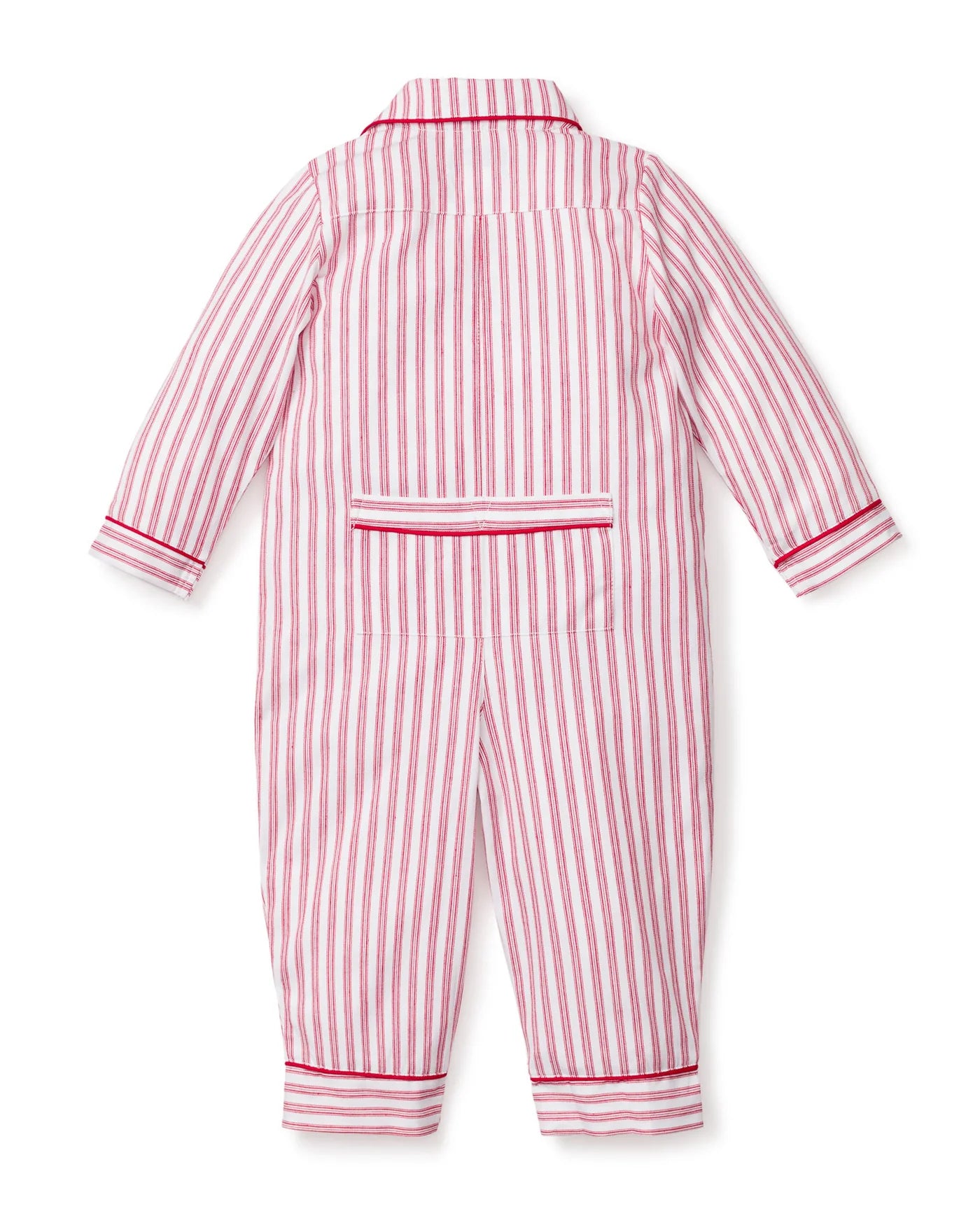 Baby's Classic Twill Romper | Antique Red Ticking