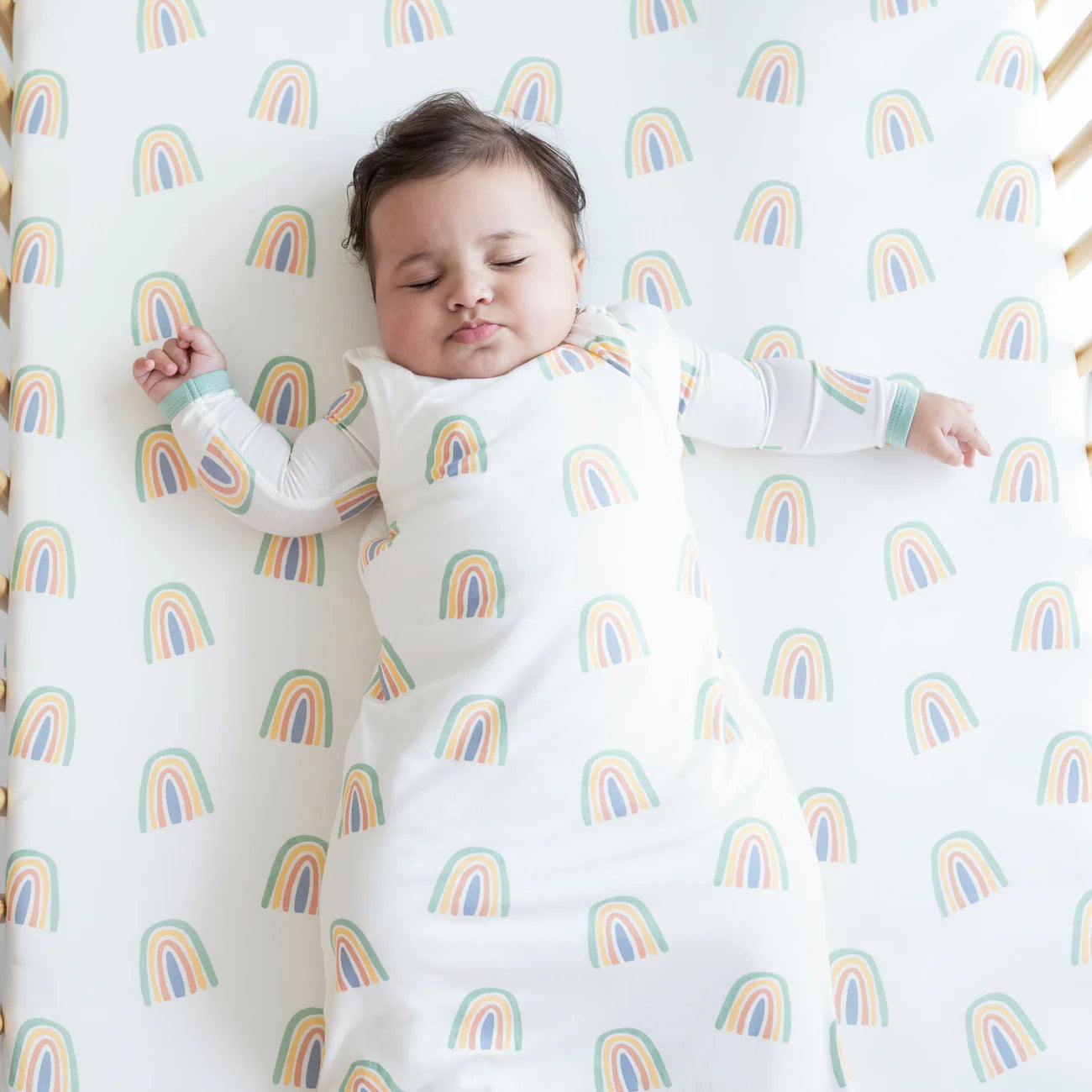 Kyte Baby Sleep Bag, 1.0 tog | Wasabi Rainbow