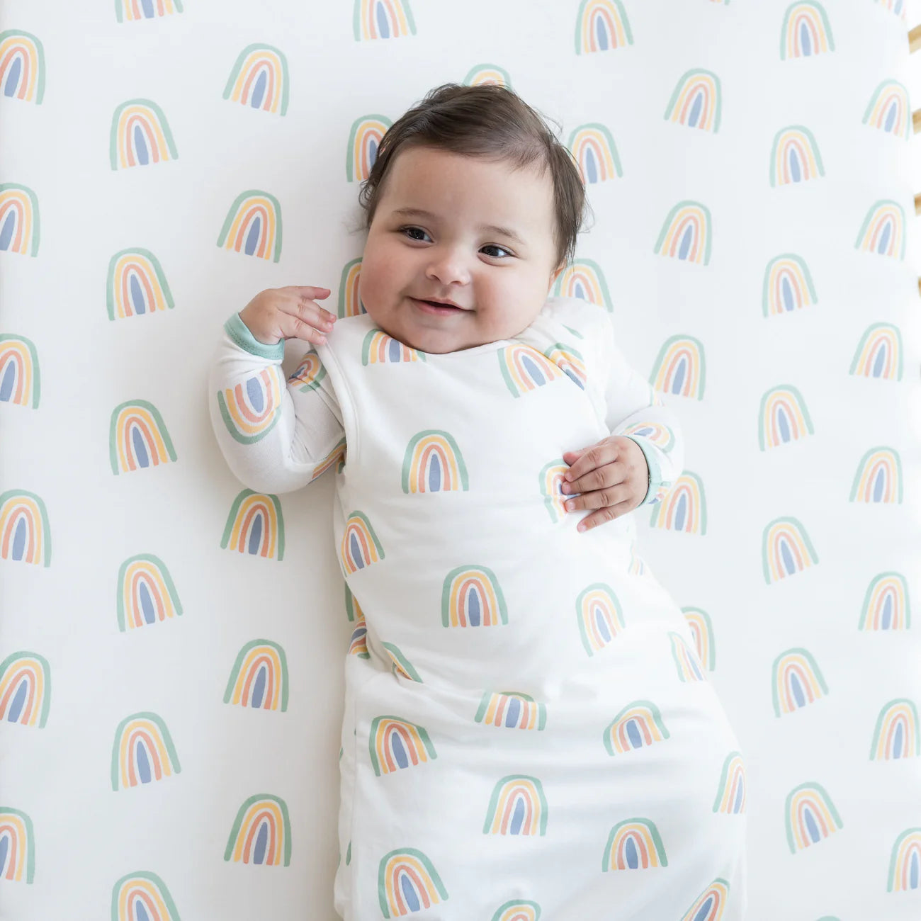 Kyte Baby Sleep Bag, 1.0 tog | Wasabi Rainbow