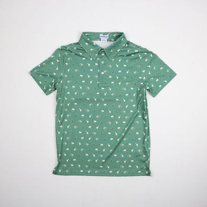 Fly Fishing Polo Short Sleeve Shirt