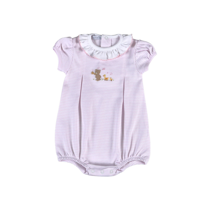 Music & Parade Embroidered Pink Bubble