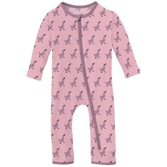 Print Coverall with 2 Way Zipper | Cake Pop Ugly Duckling