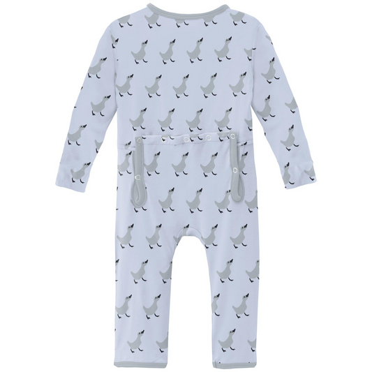 Print Coverall with 2 Way Zipper | Dew Ugly Duckling