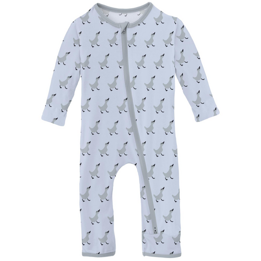 Print Coverall with 2 Way Zipper | Dew Ugly Duckling
