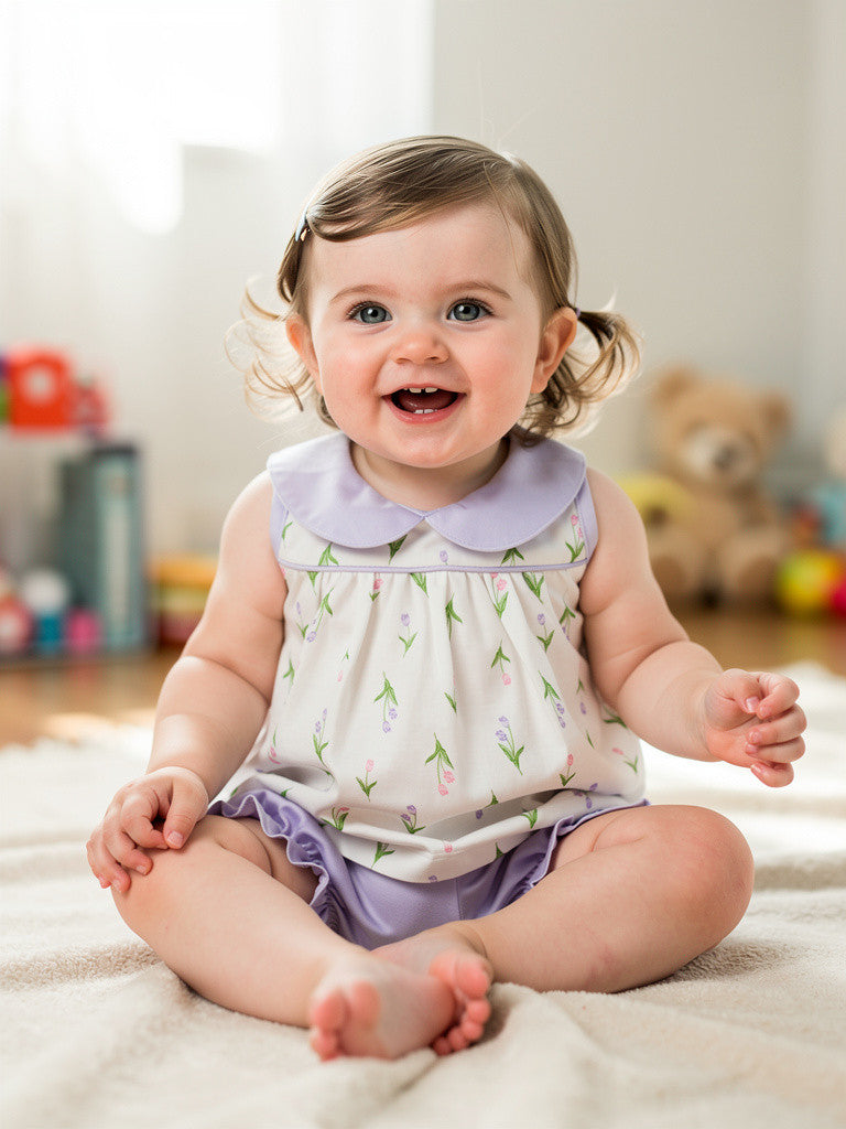 Collared Bloomer Set | Zoe Floral