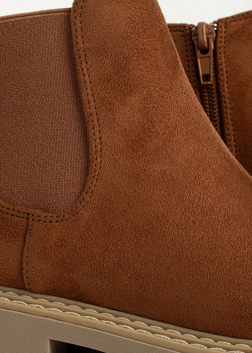 Zophie Mini Boot | Camel Suede