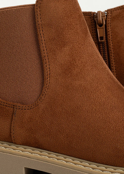 Zophie Mini Boot | Camel Suede