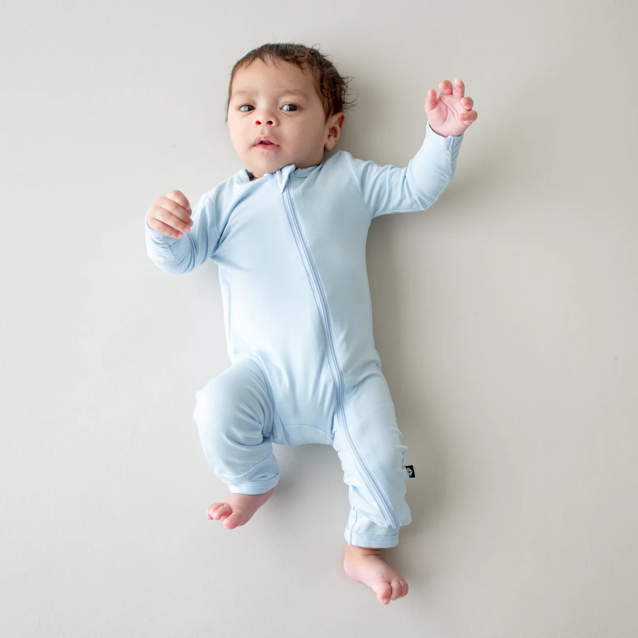 Kyte Baby Zippered Bamboo Romper | Breeze