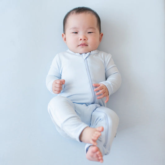 Kyte Baby Zippered Bamboo Romper | Mist