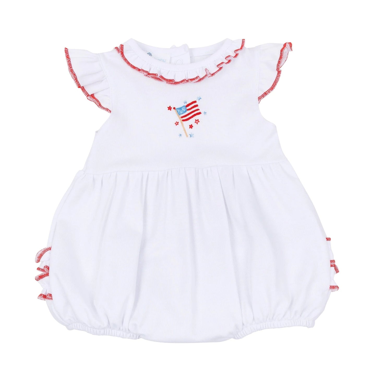 Sparkly Fourth Ruffle Bubble