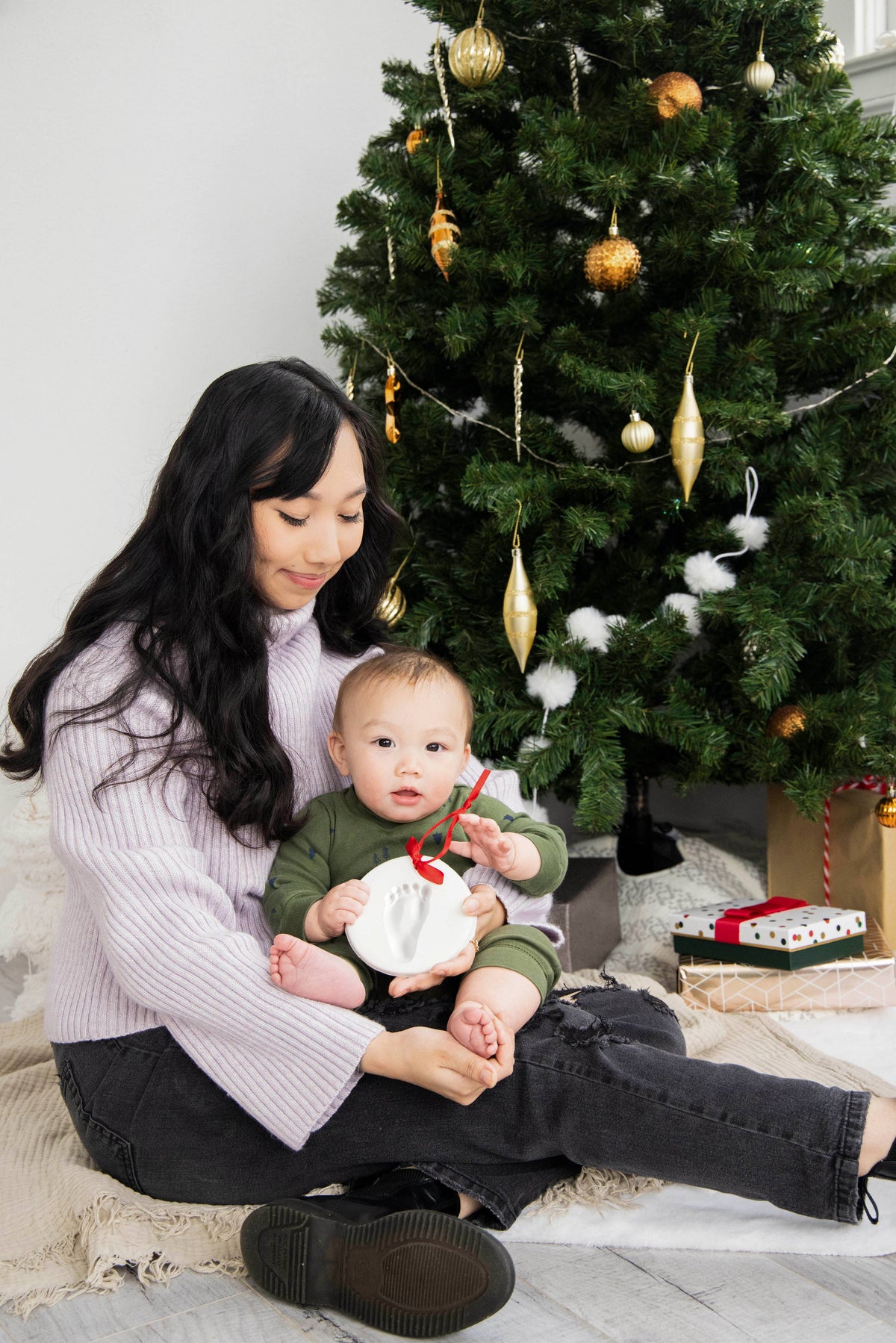 Babyprints Christmas DIY Keepsake Ornament | Set of 2