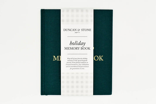 Holiday Memory Book & Family Keepsake | Taupe