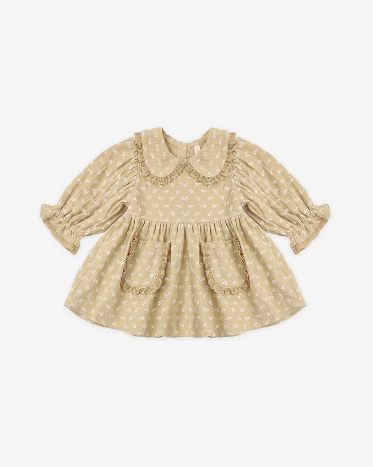 MARISOL DRESS BUTTERSCOTCH FLORAL