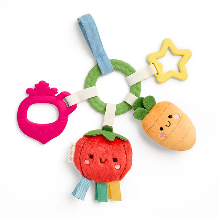 Bitzy Busy Veggie Ring | Teething Activity Toy