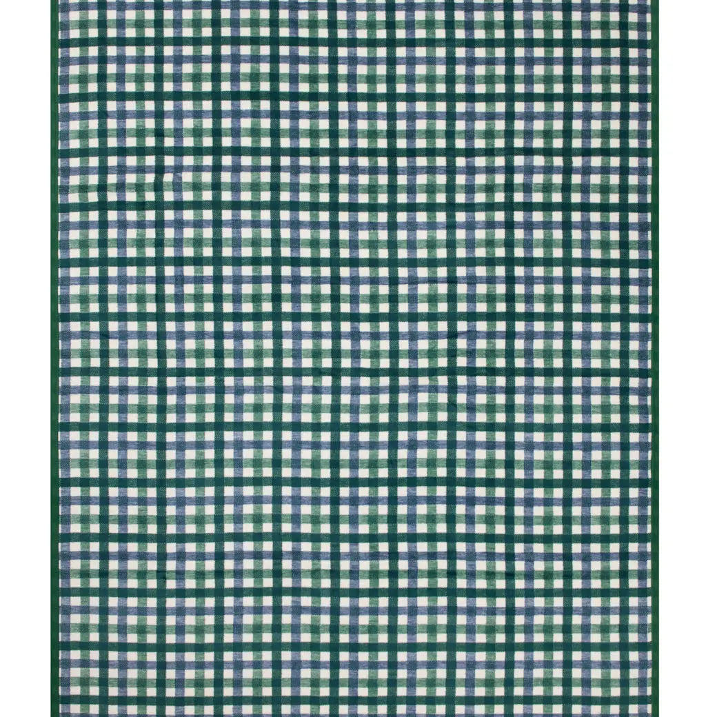 Pine Tree Plaid Blanket