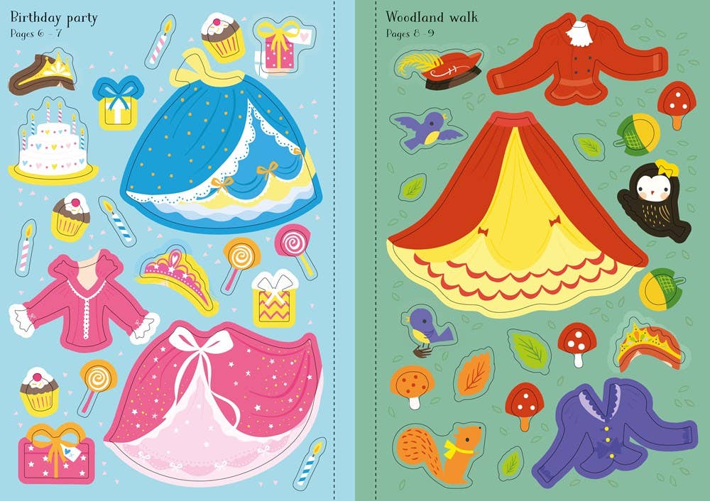Little Sticker Dolly Dressing Princess | Usborne