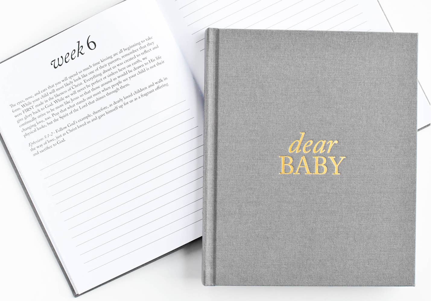 Dear Baby: A Pregnancy Prayer Journal & Memory Book for Moms | Ivory