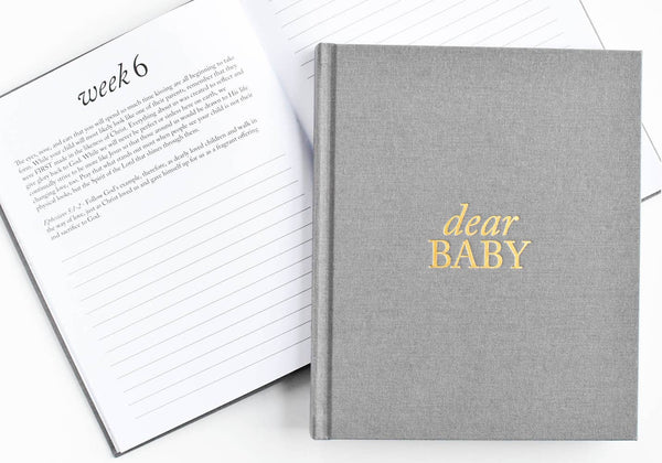 Dear Baby: A Pregnancy Prayer Journal & Memory Book for Moms | Ivory