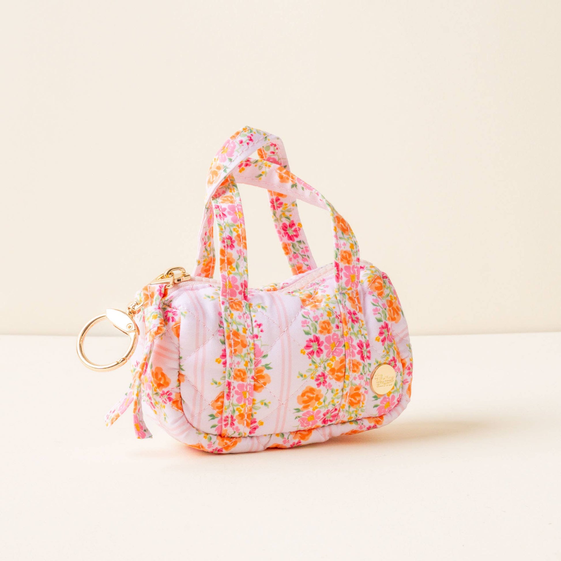 Itty Bitty Duffle Bag Charm-Petal Parade Pink