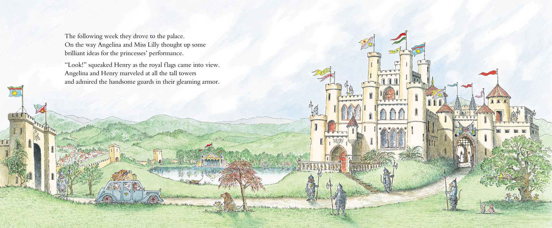 Angelina at the Palace by Katharine Holabird
