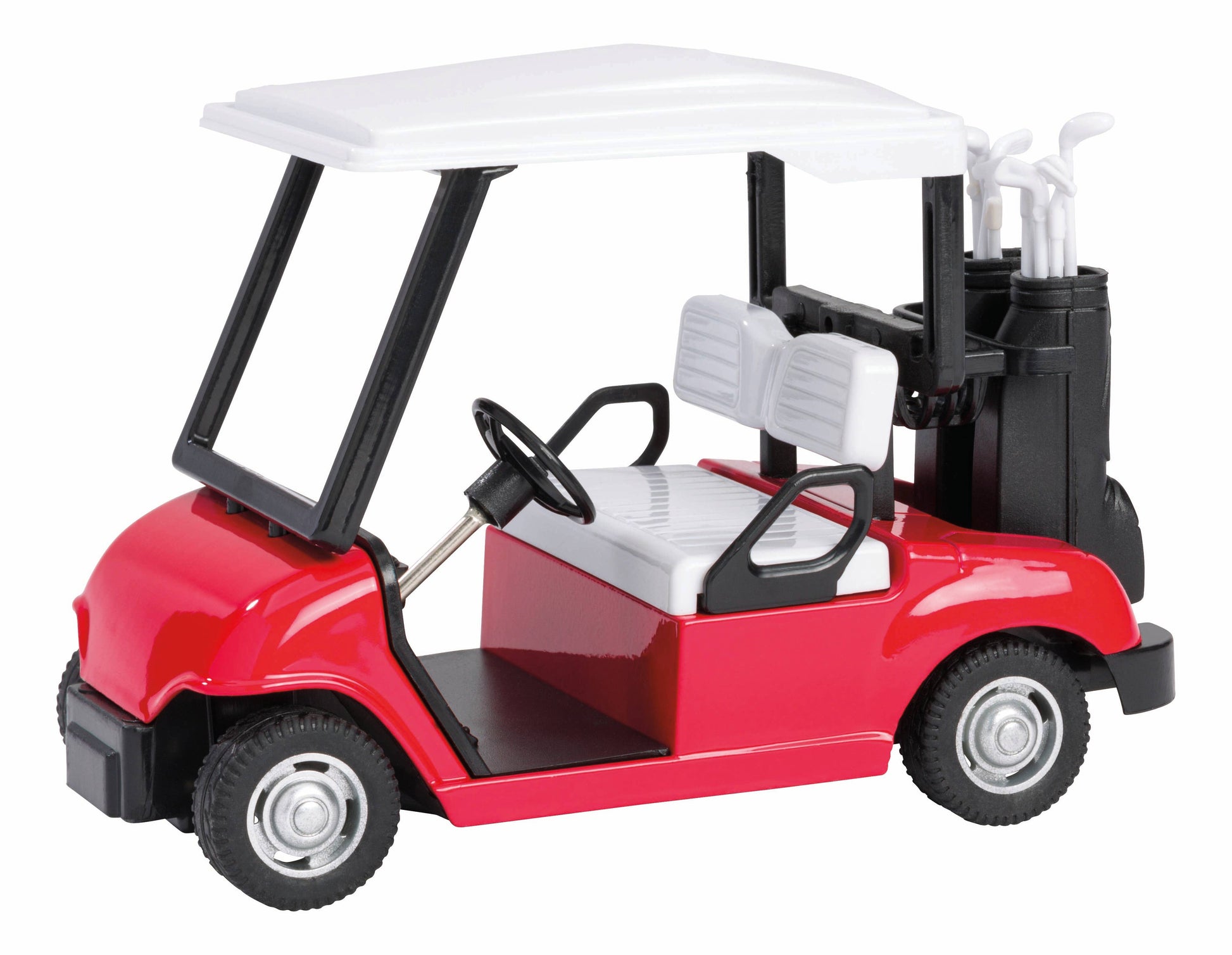 Rollin' Pull-Back Golf Cart-Toy Car, Die Cast