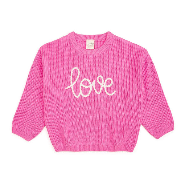 Kids Love Valentine's Day Knit Sweater