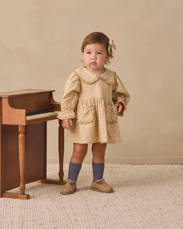 MARISOL DRESS BUTTERSCOTCH FLORAL