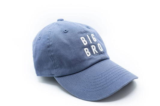 Dusty Blue Big Bro Hat: Child (5Y-10Y)