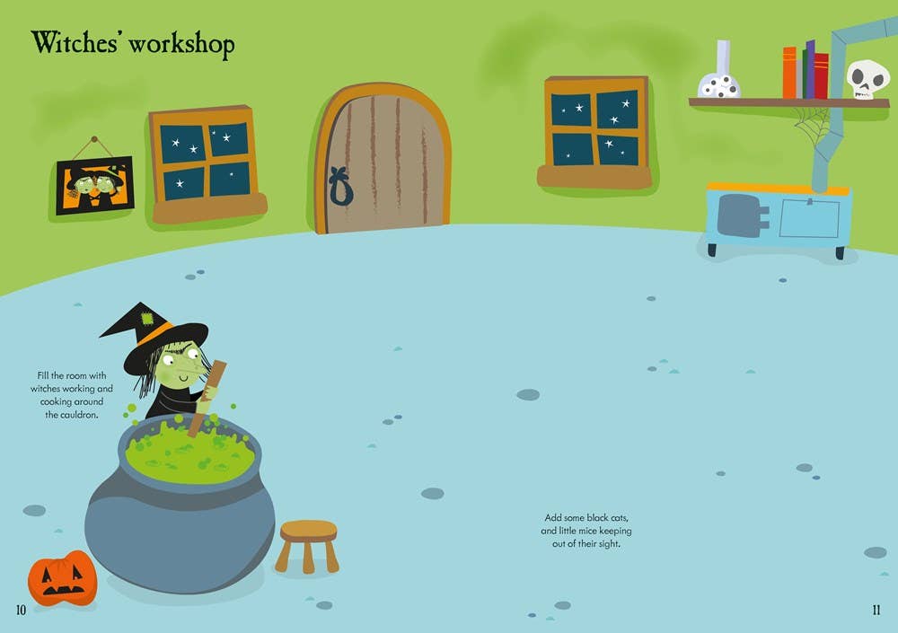 Little First Stickers Halloween | Usborne