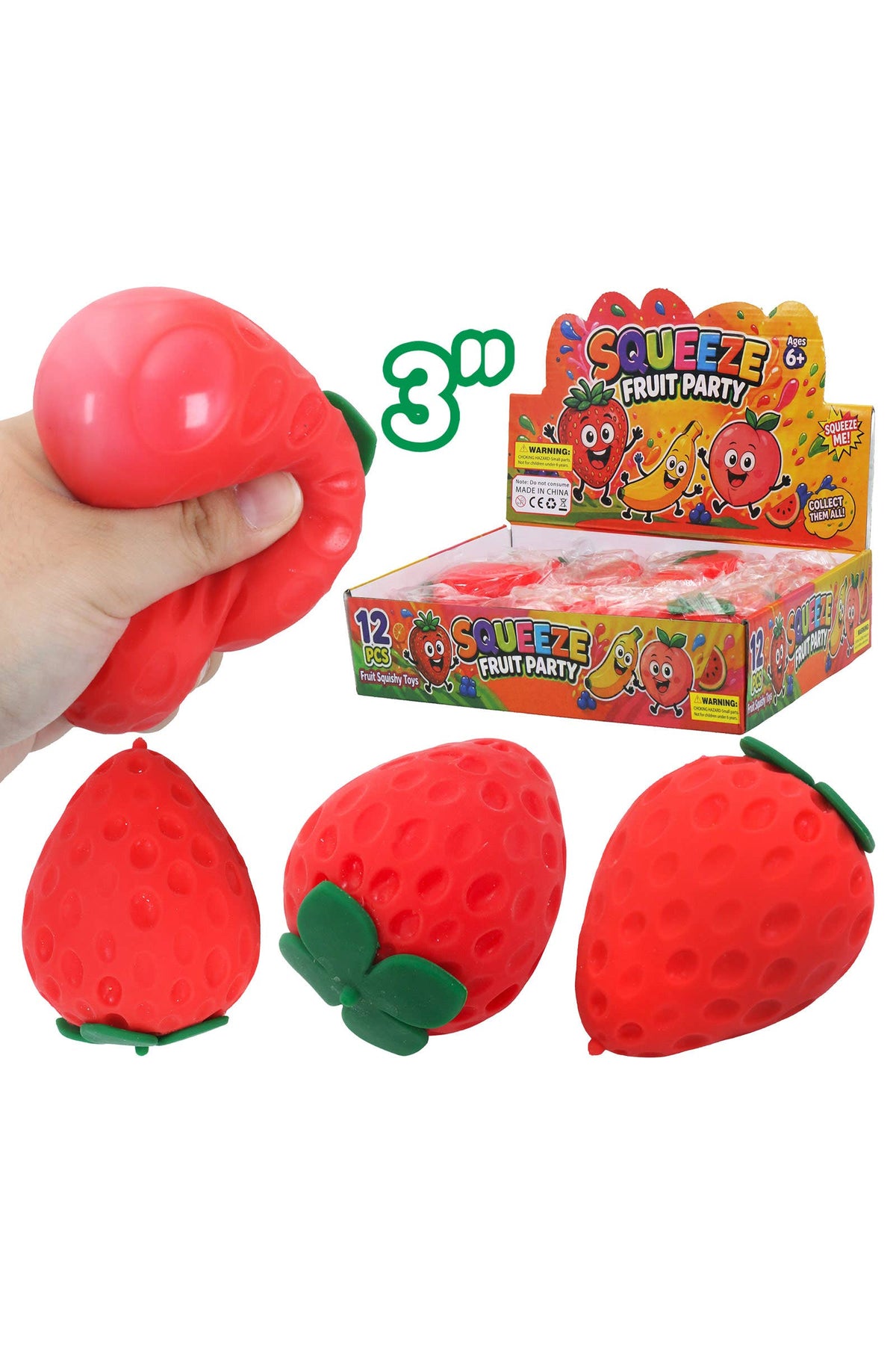 Strawberry Fluffy Squishy